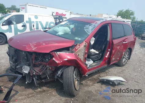 2014 Nissan Pathfinder Sl z USA, uszkodzony, nr VIN 5N1AR2MM5EC683575